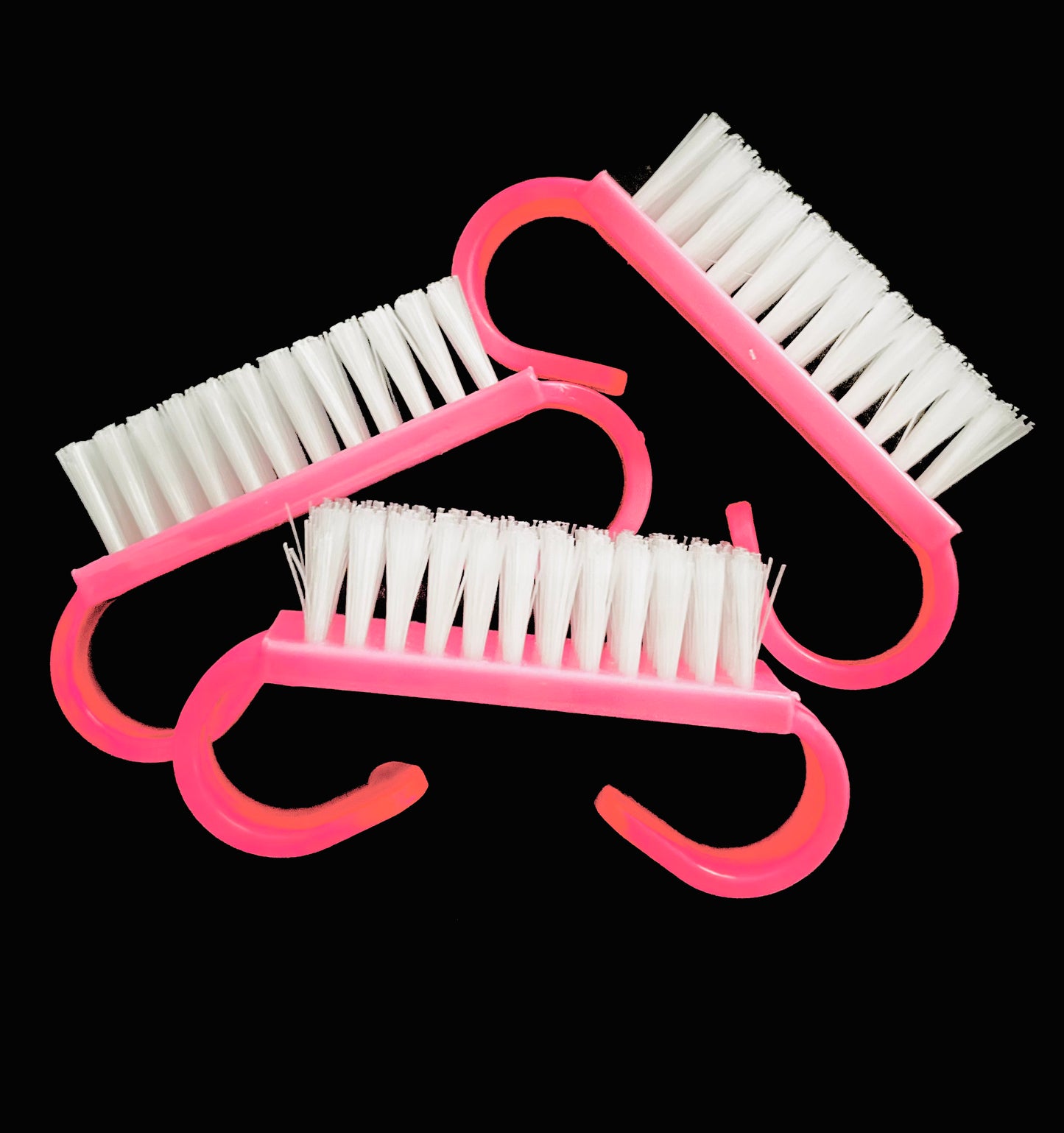 Pink Nail Scrub Brush