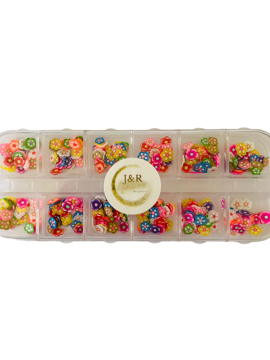 Mixed Fimo Flower - Box of 12